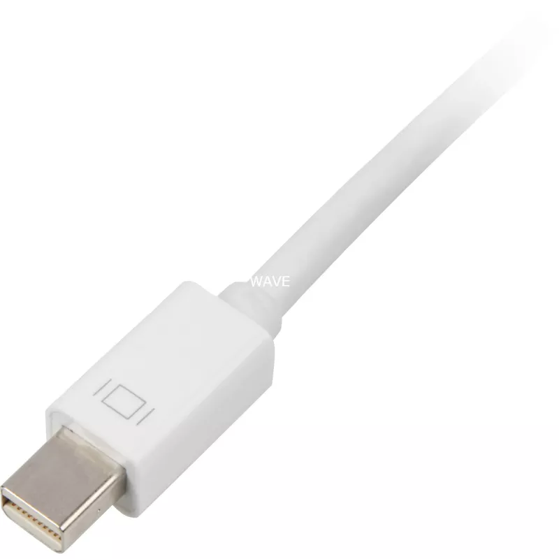 Sharkoon Kabeladapter Mini DisplayPort -> DVI 15cm Weiß