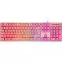 Deltaco GAM-021-RGB-P-DE - Vollgröße (100%) - USB - Membran-Tastenschalter - QWERTZ - Pink