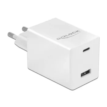 Ladegerät DeLOCK USB GaN Ladegerät USB Type-C PD 3.0 und USB Type-A 48 W