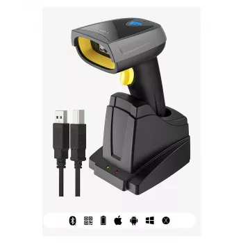 Inateck Barcodescanner 52 schwarz [BCST-52_black]