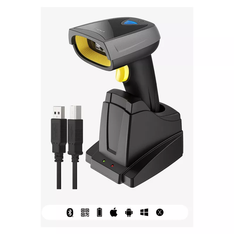 Inateck Barcodescanner 52 schwarz [BCST-52_black]