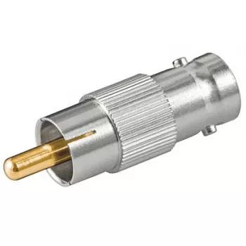 Microconnect BNCRCAADAPTOR Kabeladapter RCA BNC Silber