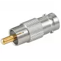 Microconnect BNCRCAADAPTOR Kabeladapter RCA BNC Silber