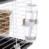 Käfig FERPLAST Casita 100 für Kaninchen und Meerschweinchen, Metall/Kunststoff, 960×570×560 mm, Taupe/Weiß