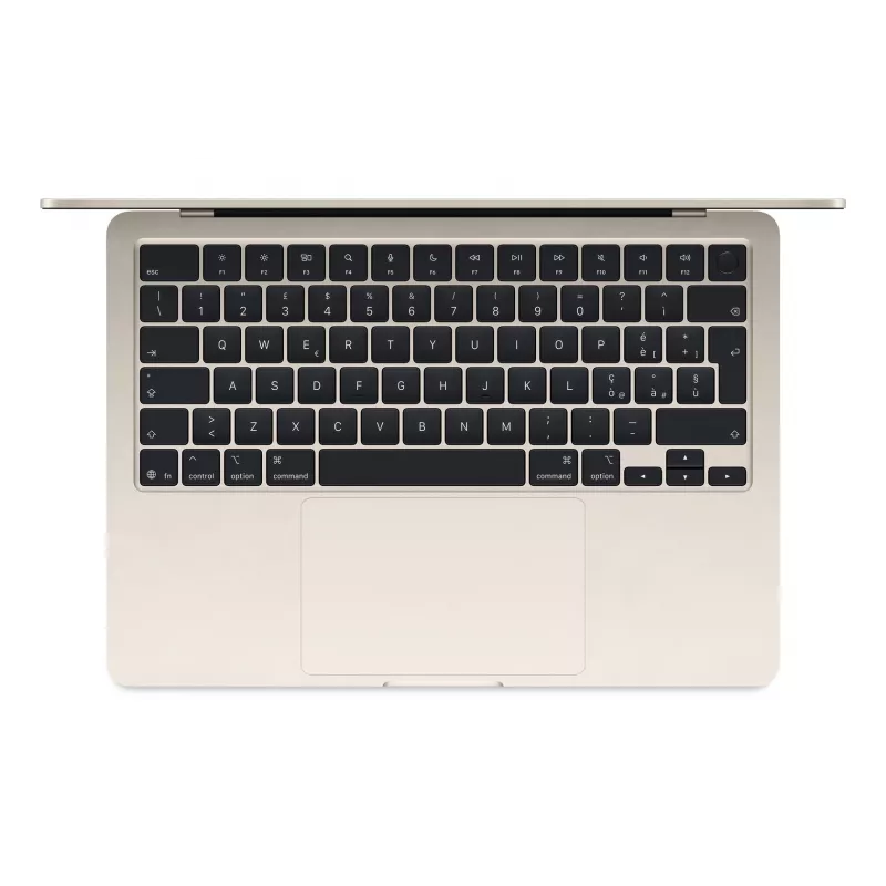 Apple MacBook Air 13 Zoll : M4 Chip mit 10-Core CPU und 10-Core GPU, 24 GB, 512 GB SSD – Starlight