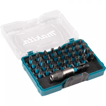 Bit-Set Impact Schwarz E-12441, 33-teilig (Blau, 1/4, für Schlagschrauber)