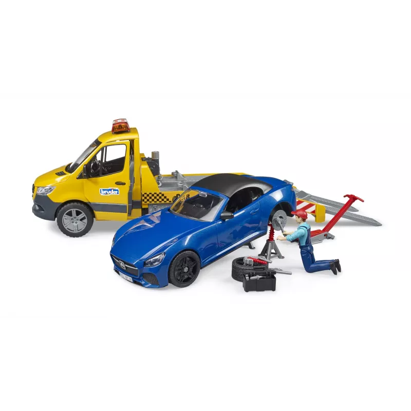 Abschleppwagen BRUDER 02675 Gelb ABS für Kinder ab 4 Jahren