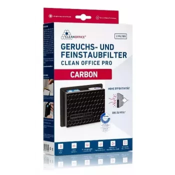 Staubfilter Cleanoffice Carbon 150 x 120 x 50 mm — 2 Stück