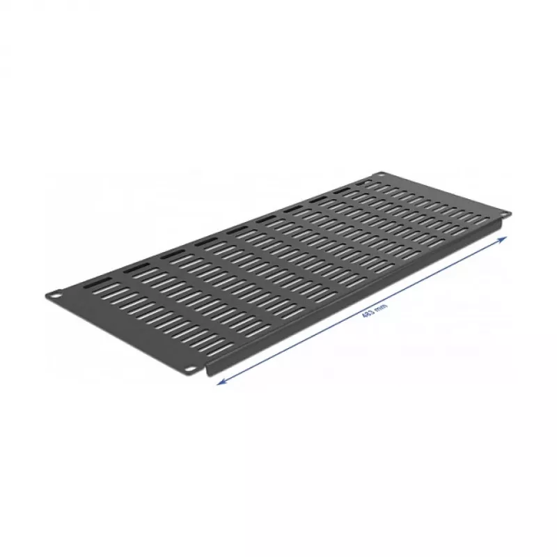 Belüftete Blindplatte DeLOCK 19-Zoll-Netzwerkschrank-Blende 66682