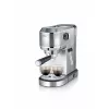 Espressomaschine SEVERIN Newspresa KA 5997 — halbautomatisch, 1 l Wassertank, 1350 W, Kaffeepulver, schwarz/gebürsteter Edelstahl/chrom