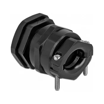 Kabelverschraubung DeLOCK 60361 Schwarz Metall Kunststoff