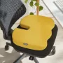 Leitz Ergo Cosy Sitzkissen, Sitzkissen, Universal, Gelb, Keil, Einfarbig, Reißverschluss