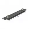 Frontplatte DeLOCK 10 Zoll Panel mit 2 x BNC-Buchse 1U schwarz