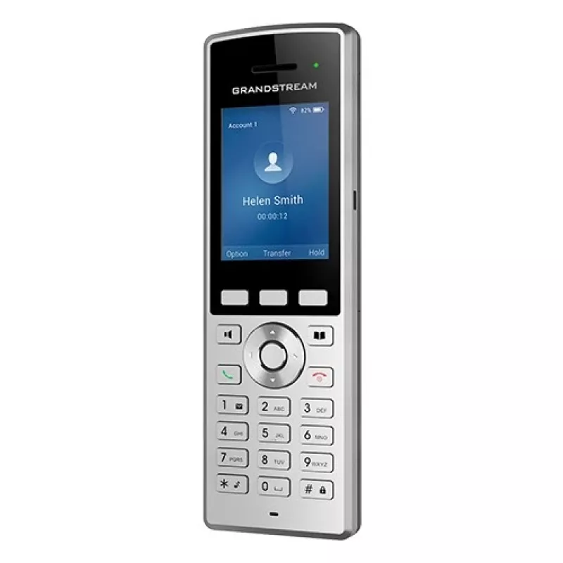 Grandstream Networks WP822 IP-Telefon Schwarz, Silber 2 Leitungen LCD Wi-Fi