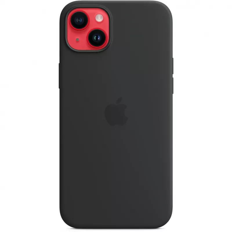 Apple iPhone 14 Plus Silikon Case mit MagSafe – Midnight