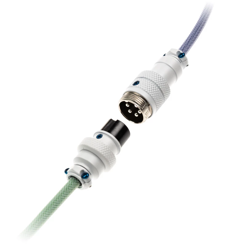 Ducky Premicord USB-Kabel 1,8 m USB A USB C Blau Grün