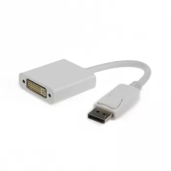 Videokabel-Adapter GEMBIRD DisplayPort auf DVI 0,1 m, weiß
