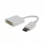 Videokabel-Adapter GEMBIRD DisplayPort auf DVI 0,1 m, weiß