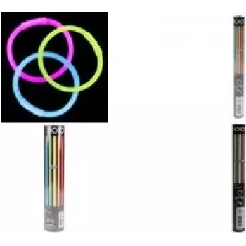 Knicklicht Olympia FLS 30221 / 25 — 7 Farben, 5×5 mm Querschnitt, 200 mm Länge, Packung mit 25