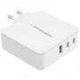 Indoor-Ladegerät LC-Power LC-GAN-100 Universal-Schnellladegerät Weiß
