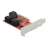 SATA PCI Express x4 Karte DeLOCK 6 Port Low Profile Formfaktor