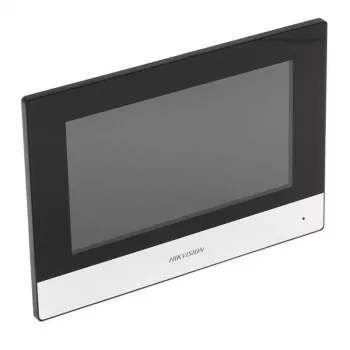 Hikvision DS-KIS604-S(C) Video-Türsprechanlage 2 MP 17,8 cm (7 inch) Schwarz, Grau, Silber