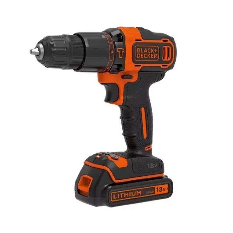 Black & Decker BDCHD18K1B2-QW Bohrmaschine 1400 U/min