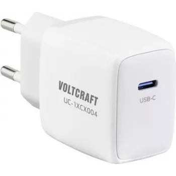 VOLTCRAFT UC-1XCX004 VC-13158215 USB-Ladegerät für den Innenbereich Ausgangsstrom (max.) 3 A 1 x USB Power Delivery (USB-PD) (VC-13158215)