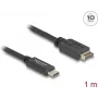 DeLOCK USB-Kabel USB-Typ-E Key A 20-polig Stecker auf USB-Typ-C Stecker 1 m