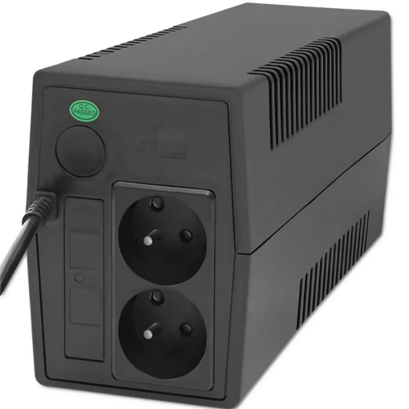 Qoltec 53774 USV (unterbrechungsfreie Stromversorgung) Line-Interactive 1 kVA 600 W 1 AC-Ausgang