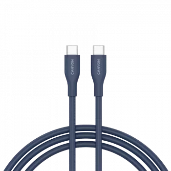 CANYON Kabel CC60SC10 C-C 60W 1m Silikon Dunkelblau