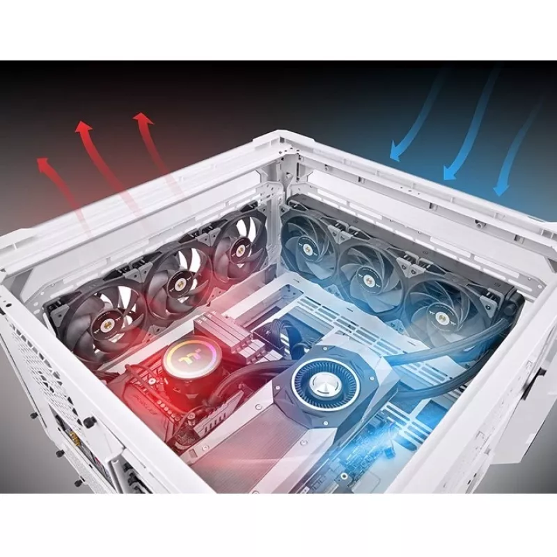 Thermaltake SWAFAN GT12 120mm Gehäuselüfter - Schwarz