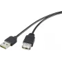 USB-Verlängerungskabel Renkforce Duplex 2.0 Reversible USB M auf W 5V, Modell 1365371