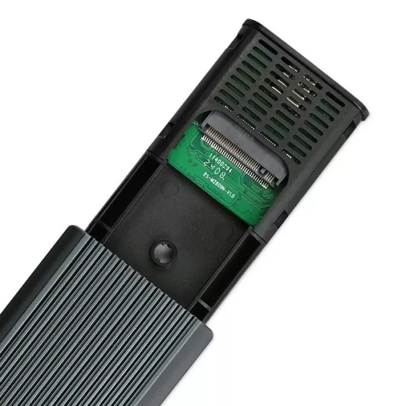 M.2 NVMe SSD-Gehäuse QOLTEC 52630 – USB 3.1 Gen2 10Gb/s, für M.2 NVMe-Laufwerke