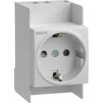 Steckdose Hager SNS016 Weiß