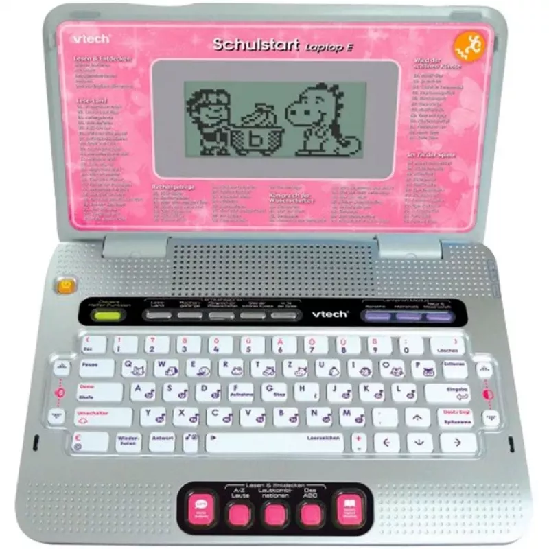 VTech Schulstart Laptop E, 6 Jahre, Pink VTech Schulstart Laptop E. Empfohlenes Mindestalter: 6 Jahre, Empfohlenes Höchstalter: 8 Jahre, Produktfarbe: Pink