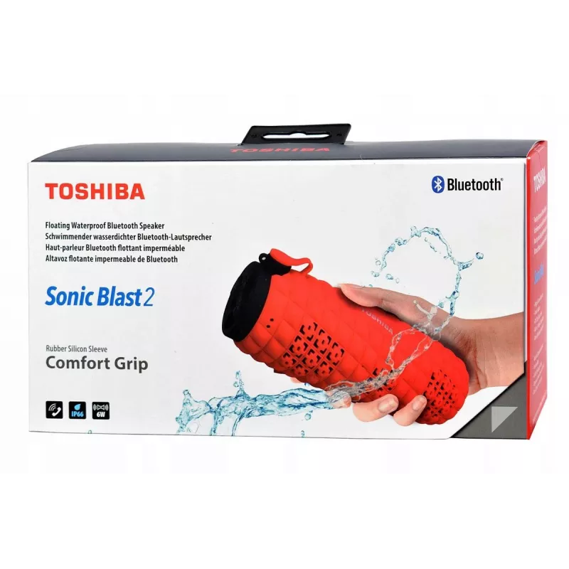 Tragbarer Lautsprecher Toshiba Sonic Blast 2 TY-WSP80 Rot