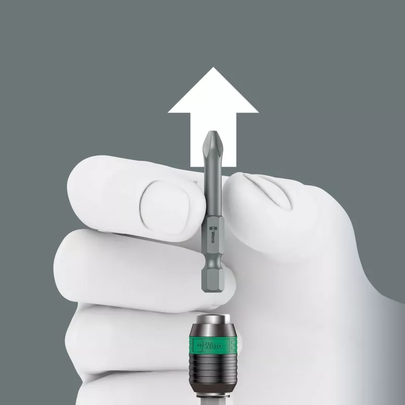Bithalter-Schraubendreher Wera 816 R mit Rapidaptor-Schnellwechselaufnahme