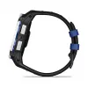 Smartwatch GARMIN Instinct 3.05 cm (1.2 Zoll) AMOLED 45 mm 390x390 px Touchscreen Schwarz Weiß GPS 4 GB 53 g Silikonarmband