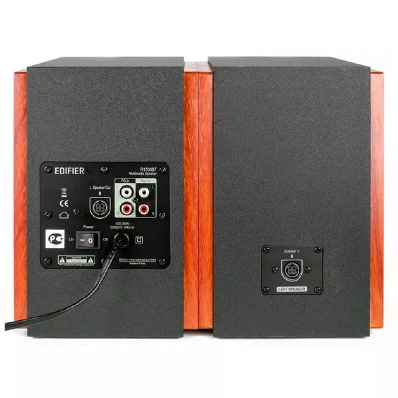 Edifier R1700BT - Lautsprecher - Regal - Kabellos - Bluetooth - 66 Watt (Gesamt) - Zwei-Wege - Schwarz (R1700BT Schwarz)
