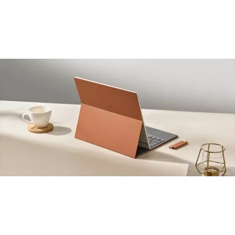 Tastatur-Case für Onyx Boox Note Max und Tab X C — braune Schutzfolie mit integrierter Tastatur