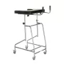 Vierrädriger Stützrollator VITEA CARE VCBK2A mit höhenverstellbarem, faltbarem Stahlrahmen, Bremsen, 4 Gummirädern, max. Belastung 125 kg