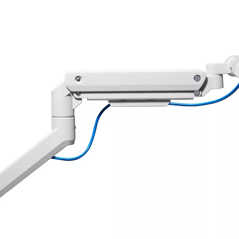 Monitorarm SILVERSTONE SST-ARM14 höhenverstellbare VESA-Halterung für einen Monitor, Silber