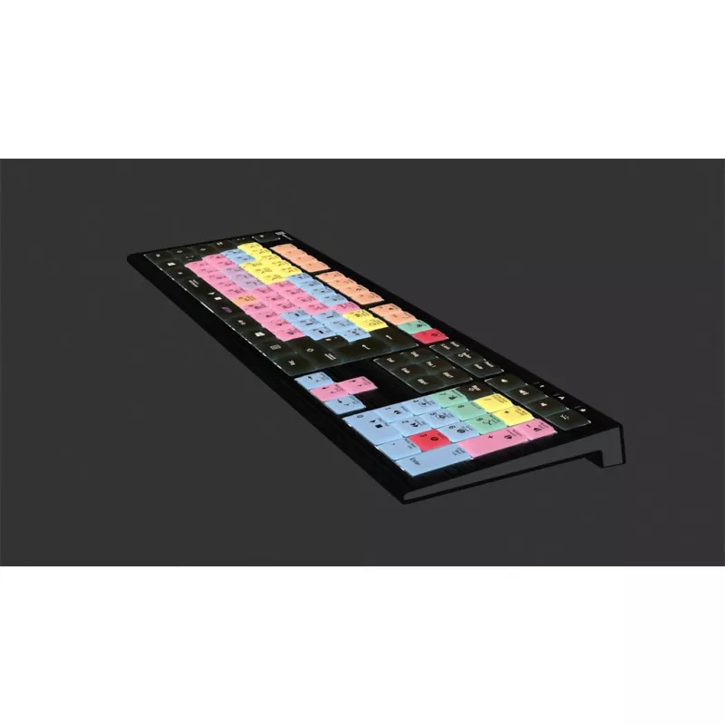 Logickeyboard ASTRA 2 USB QWERTZ Tastatur Schwarz Full-size 108 Tasten