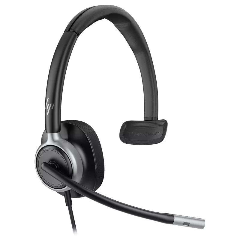 Monaurales USB-Kabel-Headset Poly Mission 615 — Gewicht 117,5 g