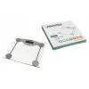 Elektronische Personenwaage Mesko MS 8137 — 150 kg Kapazität, 100 g Genauigkeit, weiß/transparent