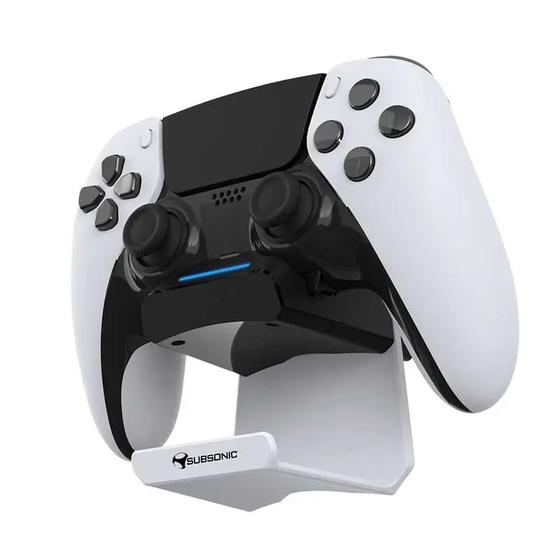 Ladestation SUBSONIC SA5655 für PS5-Controller und Headset – Dual-Ladegerät für DualSense und kabelloses Headset