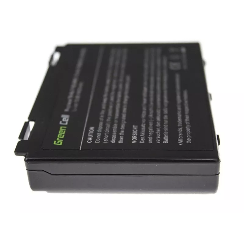 Battery Grün Cell AS01 für ASUS K40 K50 K60 K70 X70, Li-Ion 10,8 V 4400 mAh, 6 Zellen, Schwarz