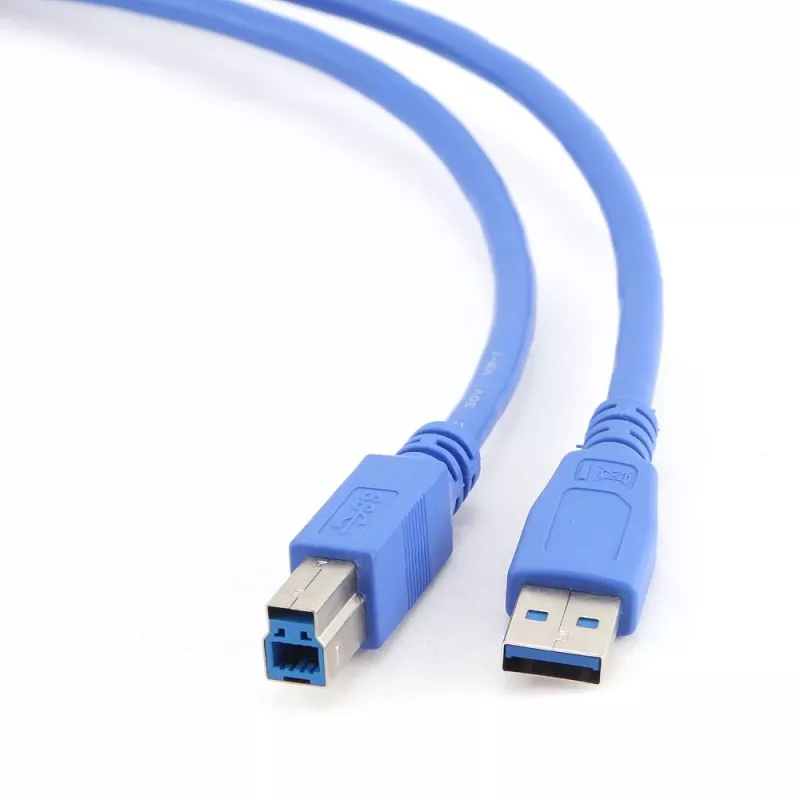 Gembird - USB Kabel - USB Type a (M) Zu USB Type B (M) - USB 3.0 - 1.8 M - Moulded - Blau
