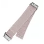 Fixed | Sporty Strap für Garmin QuickFit 22 mm | 160-210 mm | Roségold | Nylon